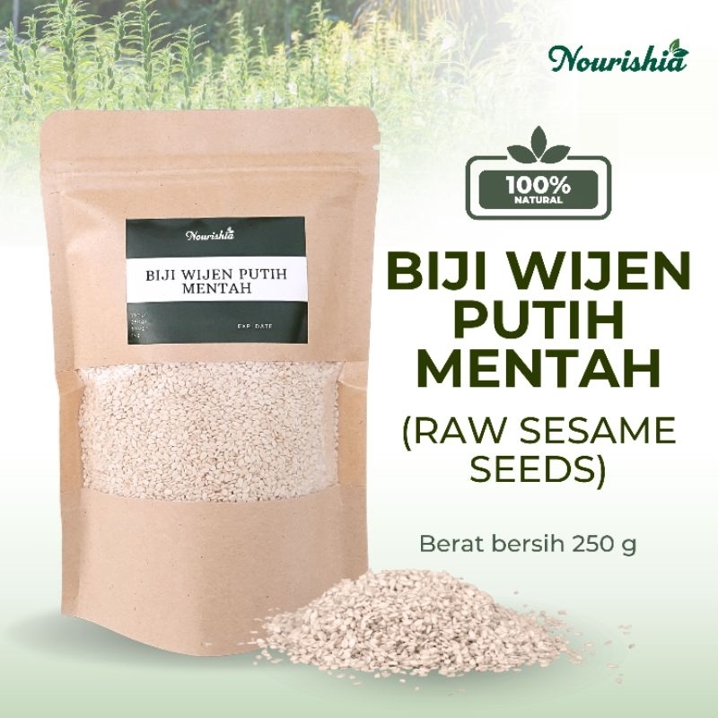 

Wijen putih mentah 250gr