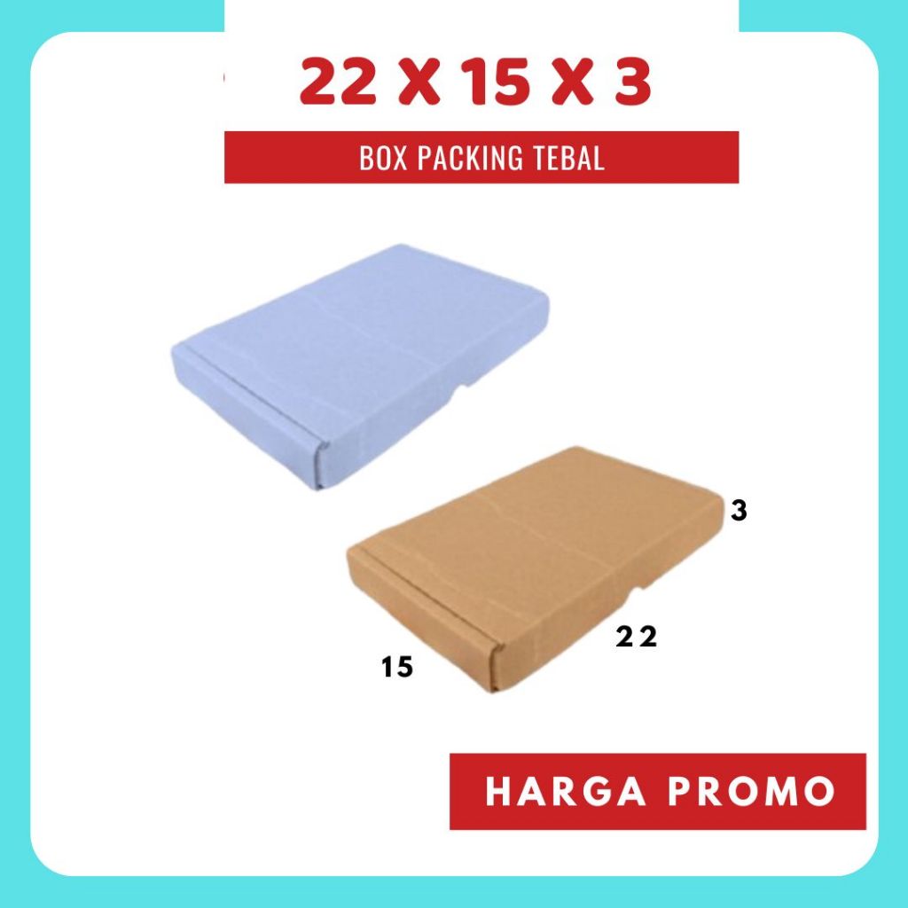

Kardus 22x15x3 LS box dus packing kotak kemasan karton souvenir hampers sparepart minyak wangi kosmetik