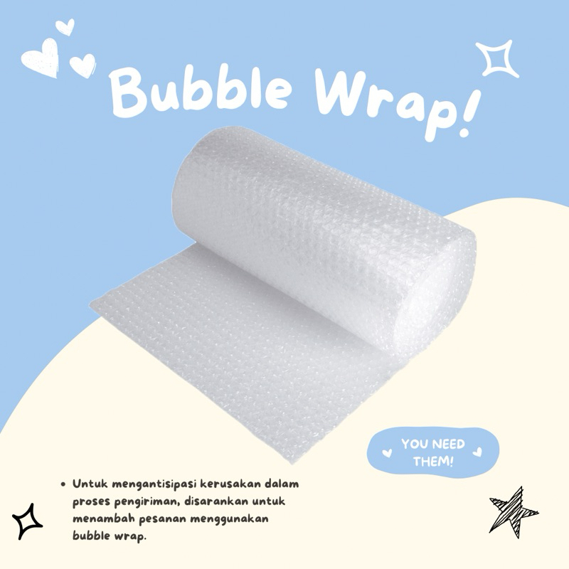

Tambahan Bubble Wrap
