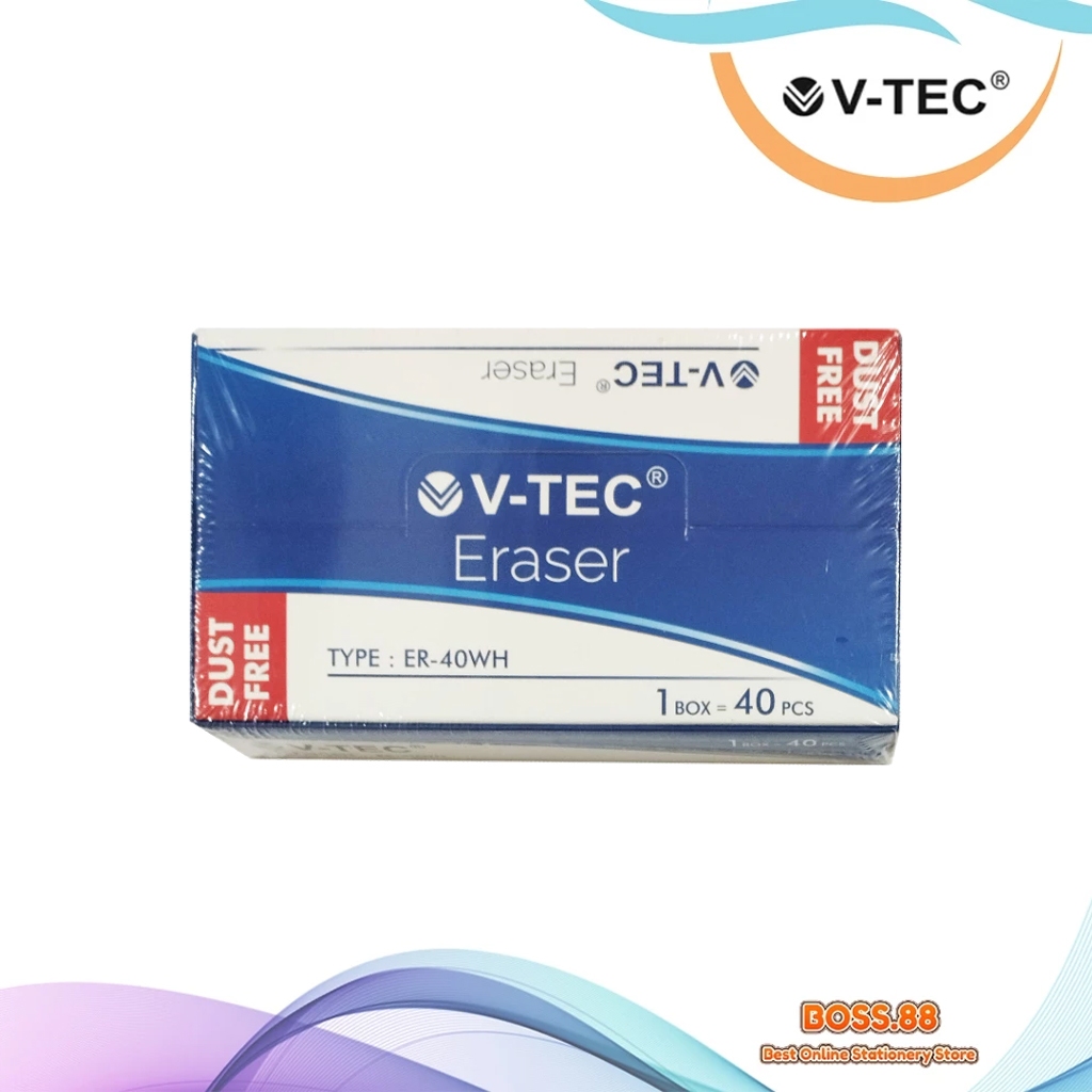 

ERASER / PENGHAPUS V-TEC ER-40WH (1 BOX)