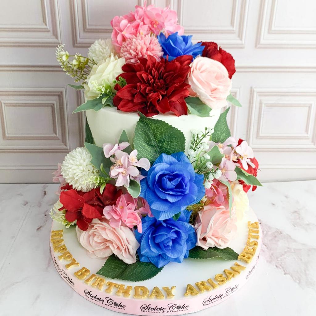 

Kue Ulang Tahun/Birthday Cake/Kue Ultah Tema Flower/Kue Bunga/Kue Bunga Warna Warni/Kue Birthdya jakarta