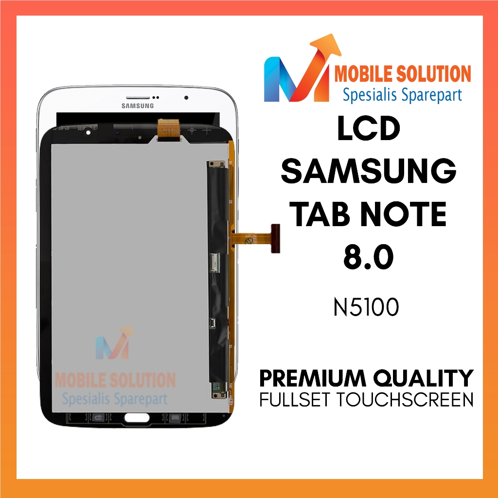 Grosir LCD Samsung Tab Note 8.0  N5100 Fullset Touchscreen Garansi 1 Bulan + Packing / Bubblee