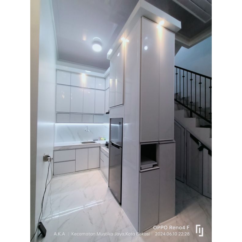 kitchenset aluminium kitchen set minimalis kitchen set costum