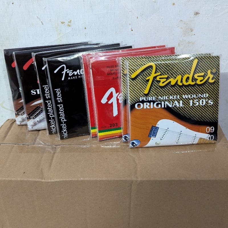 Senar Gitar Elektrik Fender 1 Set Lokal