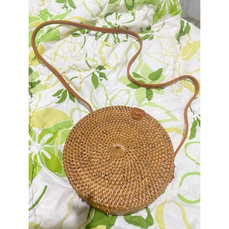 (PRELOVED) Tas Rotan Bali || Tas pantai