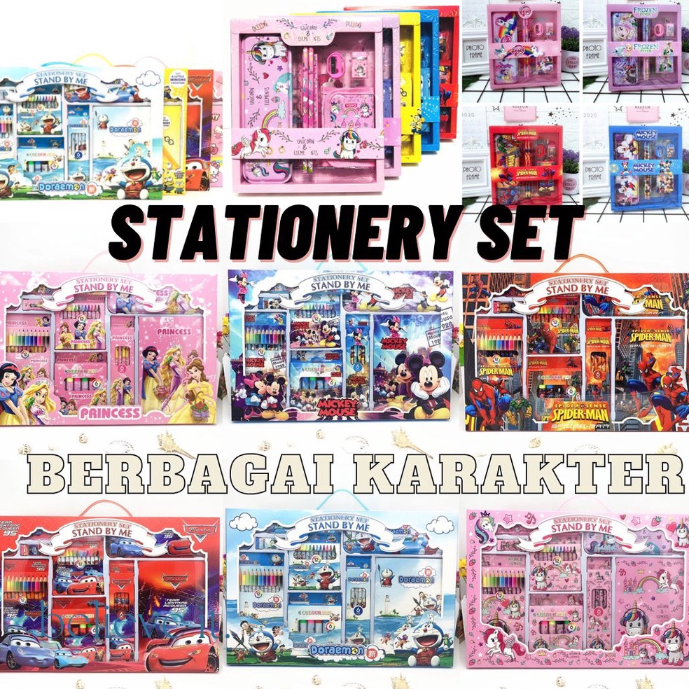 

Update Terpopuler Paket Alat Tulis Anak Stationery Set Sekolah Karakter Spiderman Frozen Unicorn Mcqueen Cars Souvenir Goodie Bag Gift Kado Anak