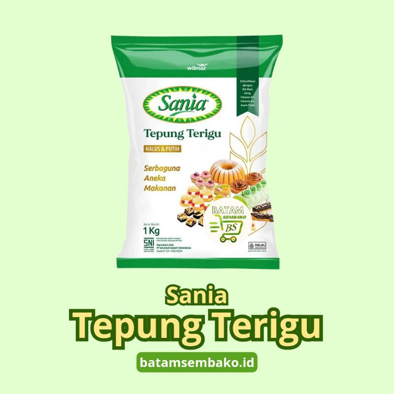 

Sania Tepung Terigu Serbaguna 1Kg