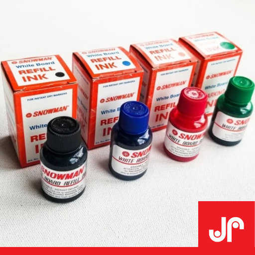 

SNOWMAN WHITE BOARD REFILL INK / ISI TINTA SPIDOL PAPAN TULIS REFILL SPIDOL