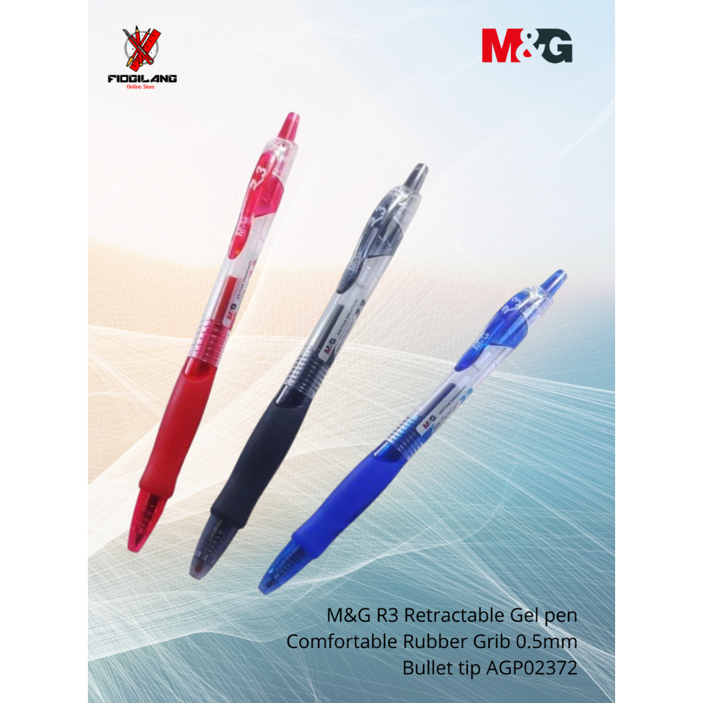 

MG Pulpen gel | bolpoin Retractable gel R3 0,5mm AGP02372 (1Pcs)