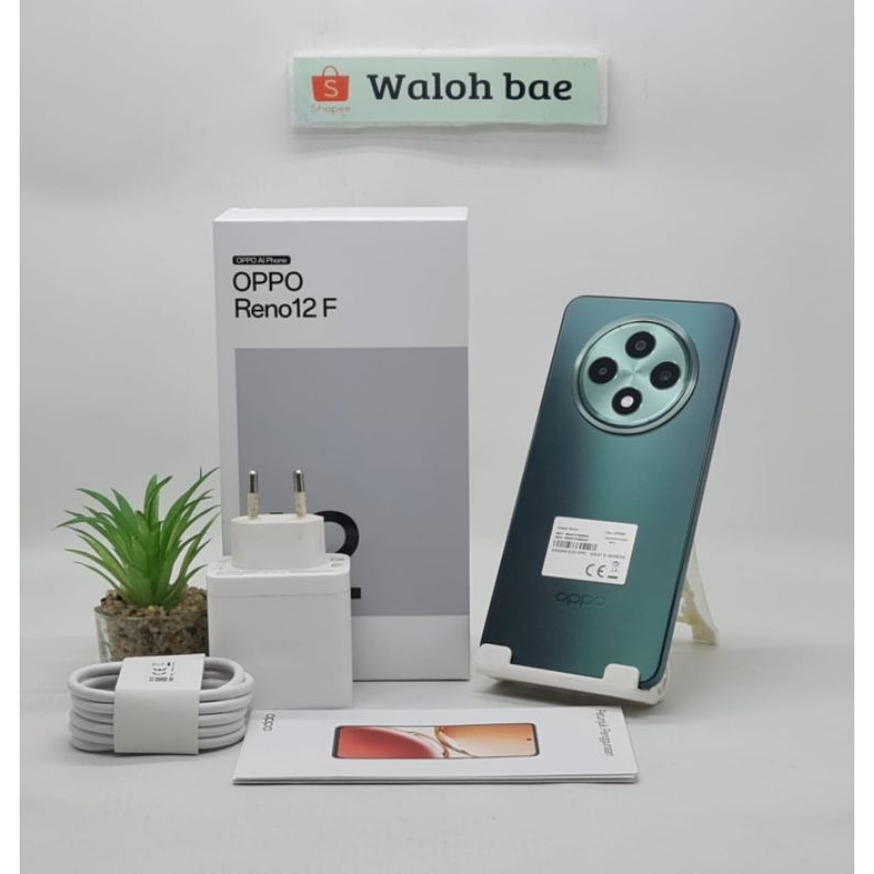 Oppo Reno 12F 4G 8/256 GB Garansi Resmi Indonesia Second Fullset
