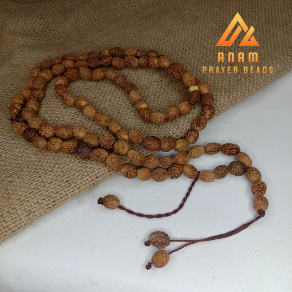 Tasbih biji bidara isi 99 butir aksesoris muslim