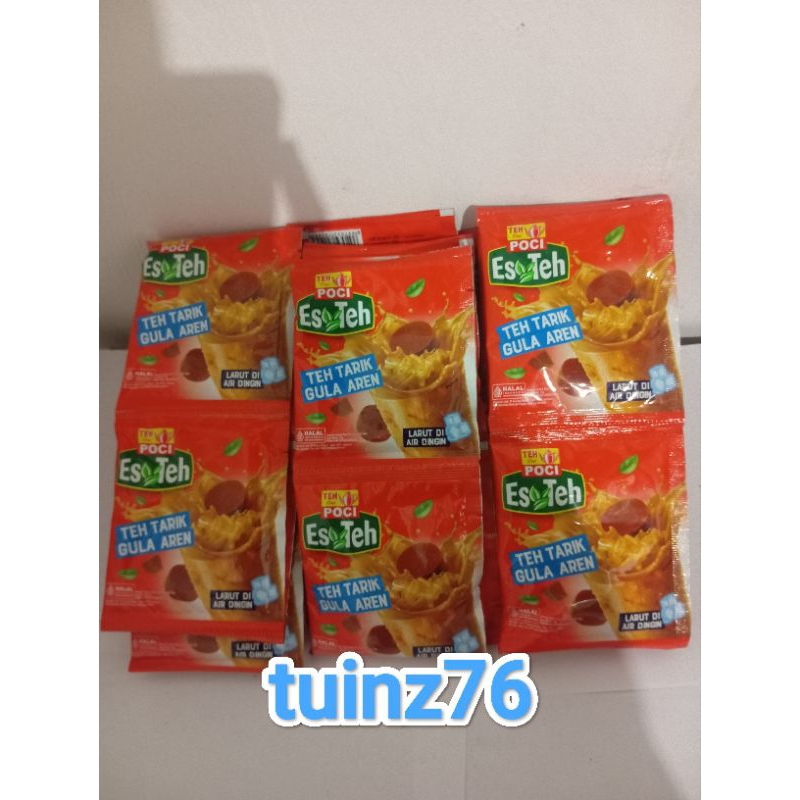 

teh poci es teh tarik gula aren 25gram@10sashet