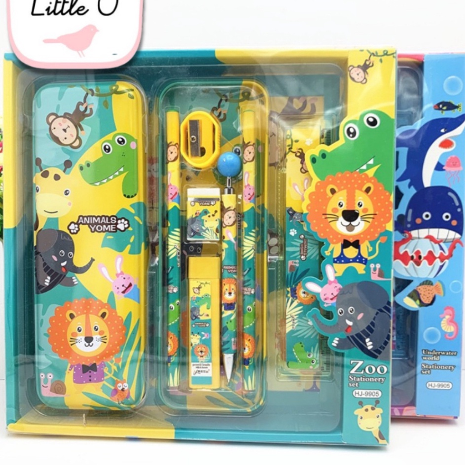 

Super Kualitas Little o Study Set Alat Tulis Kotak Pensil Anak Set Souvenir Hadiah Kado Anak Stationery Hampers ultah