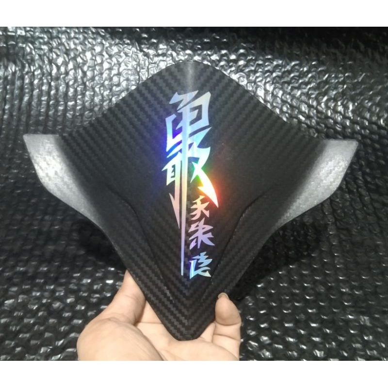 Visor BEAT NEW DELUXE LOGO KANJI JEPANG SERIES VISOR BEAT NEW BEAT DELUXE 2016-2024 MODEL STIKER WIN