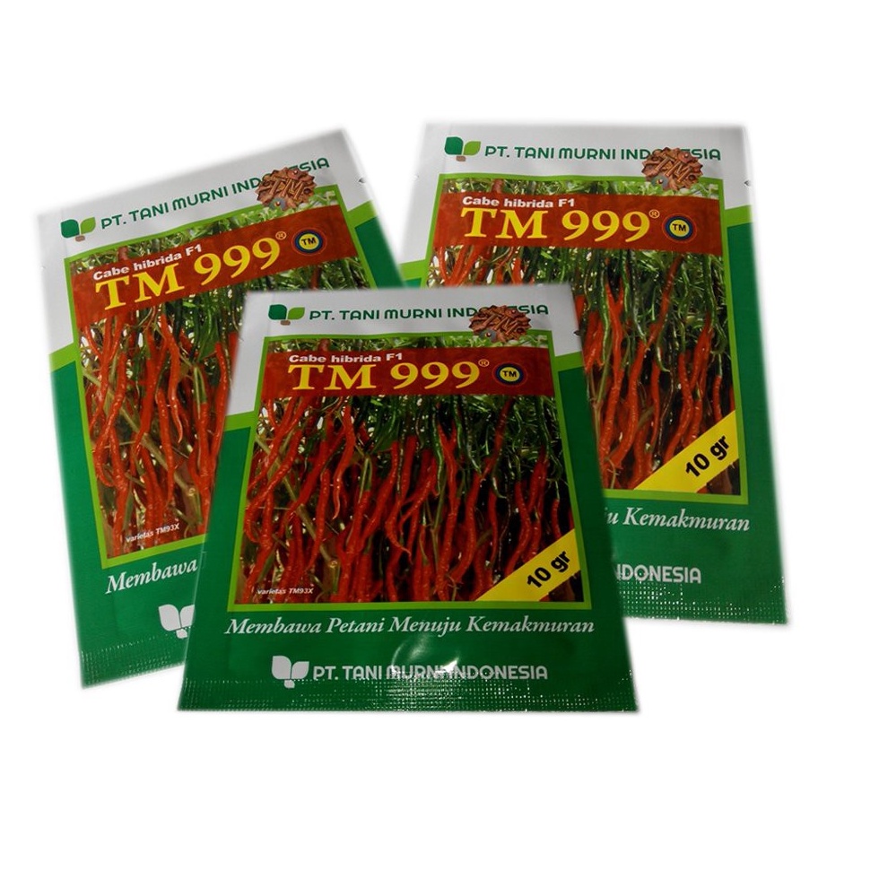 Bibit Cabai Tani rni TM 999 TM999 Cabe Hibrida F1  1 gram