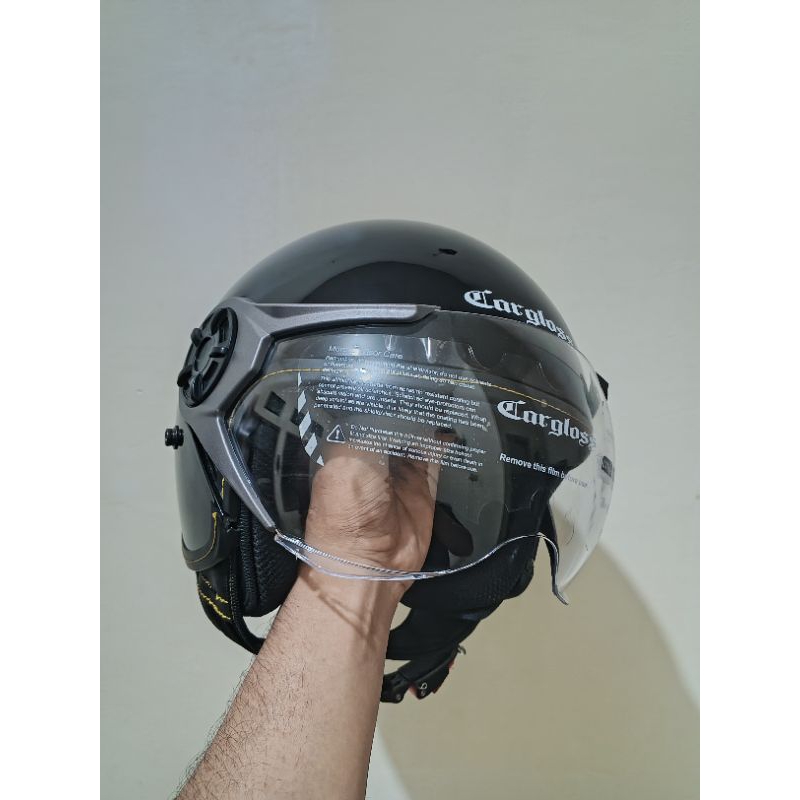Cargloss YRM new Hitam Glossy Size XL