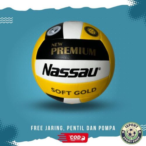 NASSAU Bola voli voly Nassau NEW PREMIUM Indoor outdoor lokal premium size 5 JAHIT