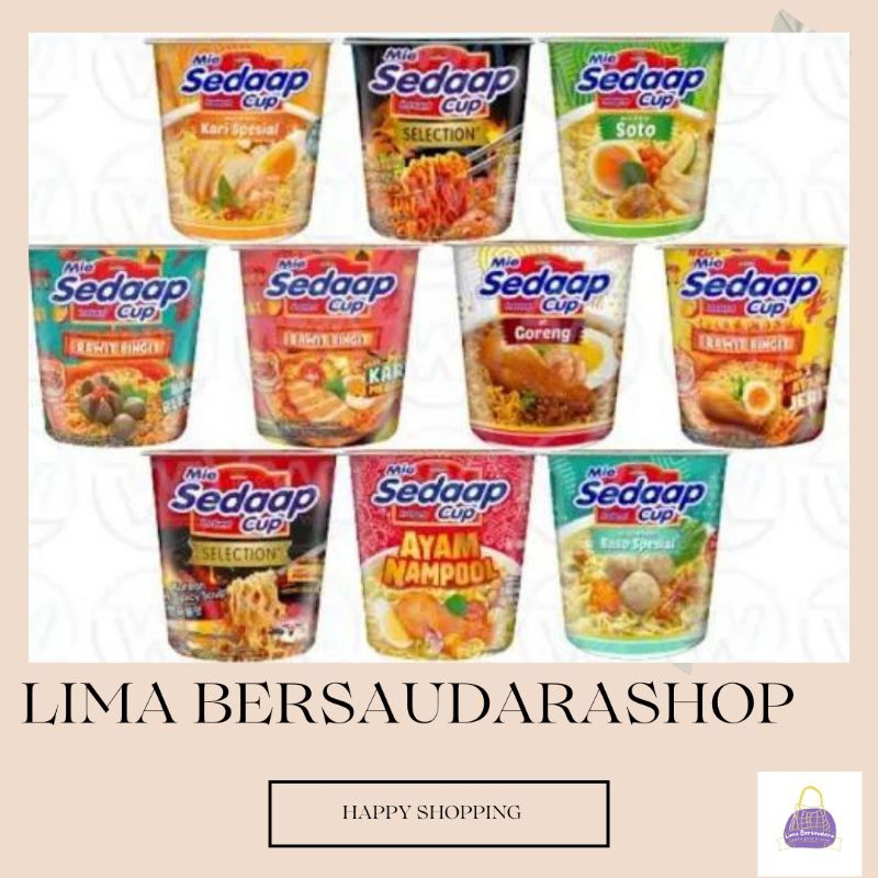 

MIE SEDAAP CUP BERBAGAI VARIAN RASA