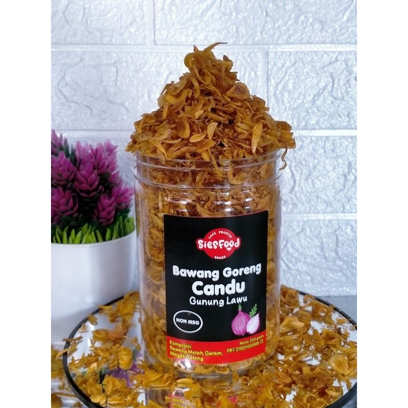 

Bawang goreng asli premium original 100% tanpa campuran | Bawang goreng CANDU 200gr.