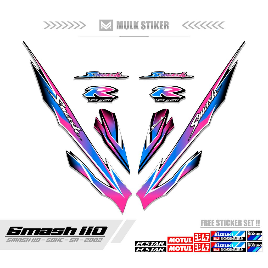 STRIPING SMASH 110 R / MTF 18 / STICKER SMASH 2002 / SETIKER SR / STIKER / STREPING / STIPING / SETR