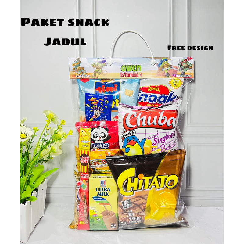 

paket snack ulang tahun / paket hampers / souvenir ulang tahun anak