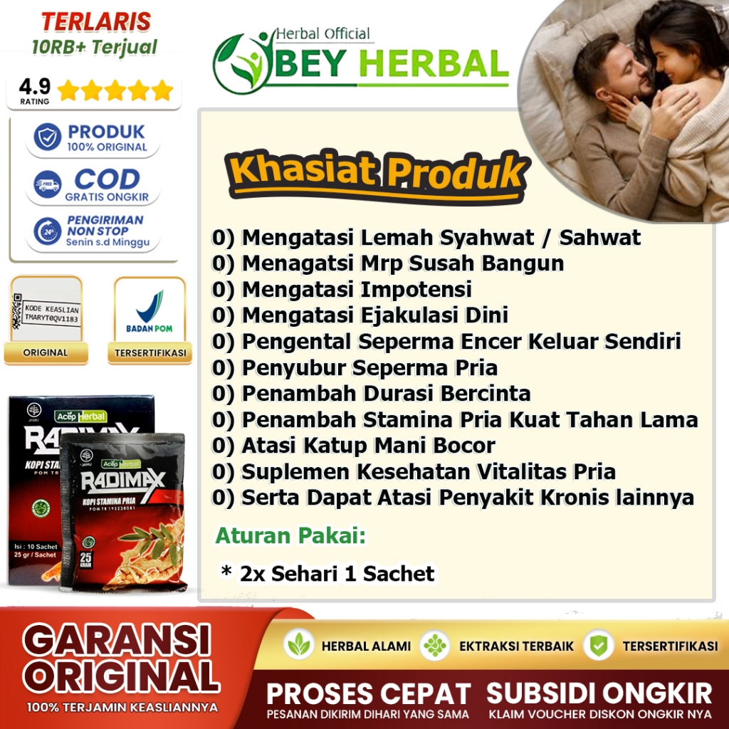 Kopi Radimax Tahan Lama - radimax kopi stamina pria - obat kuat sek tahan lama oles - Obat kuat dewa