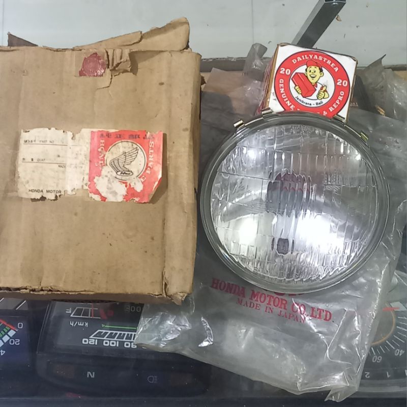 HEADLAMP HEADLIGHT LAMPU REFLEKTOR DEPAN HONDA XL125 XL 125 K2 K3 ORIGINAL ORI STANLEY JAPAN 33121-3