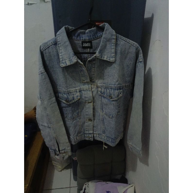 jacket jeans wanita AMR preloved