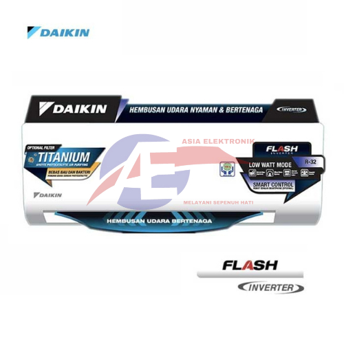 AC Daikin 3/4pk Thailand FTKQ20UV Inverter