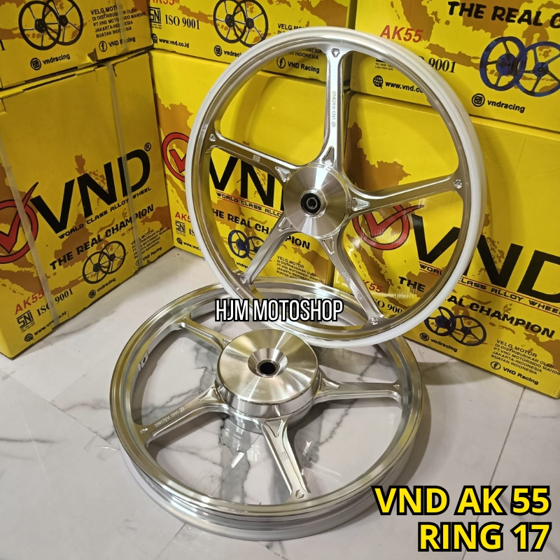 VELG RACING VND AK 55 AK55 RING 17 VARIO 125 VARIO 150 VARIO 160 CBS BEAT SCOOPY VARIO 110 VND AK 55