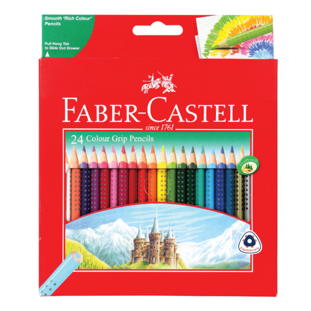 

Pensil Warna Faber Castell 24 Colour Grip Pencils 116253