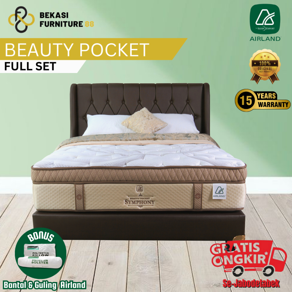 FULL SET Kasur AIRLAND Springbed Beauty Pocket Symphony