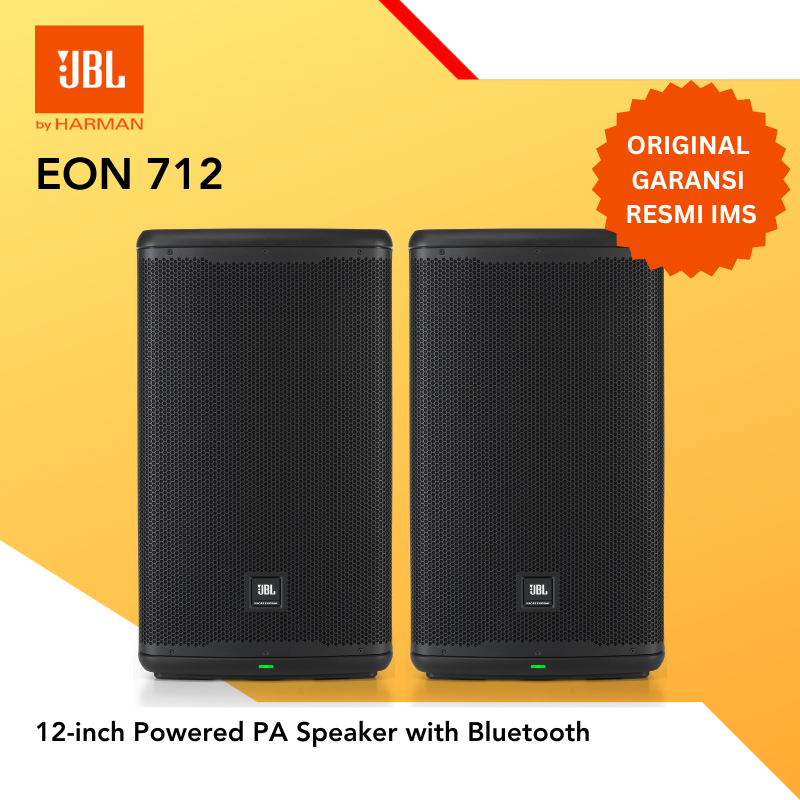 Speaker Aktif Active speaker JBL EON712 EON 712 EON-712 12-inch Powered PA Speaker with Bluetooth