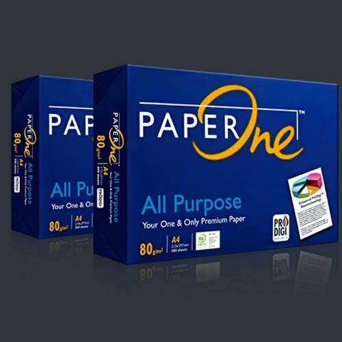

Paper One Kertas Hvs A4 80 Gsm - All purpose dan Digital (1rim) 500 Lembar / Kertas Fotocopy / Kertas Print / Original