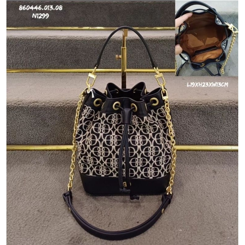 tas serut bonia original bucket bag monogram la luna new arrival