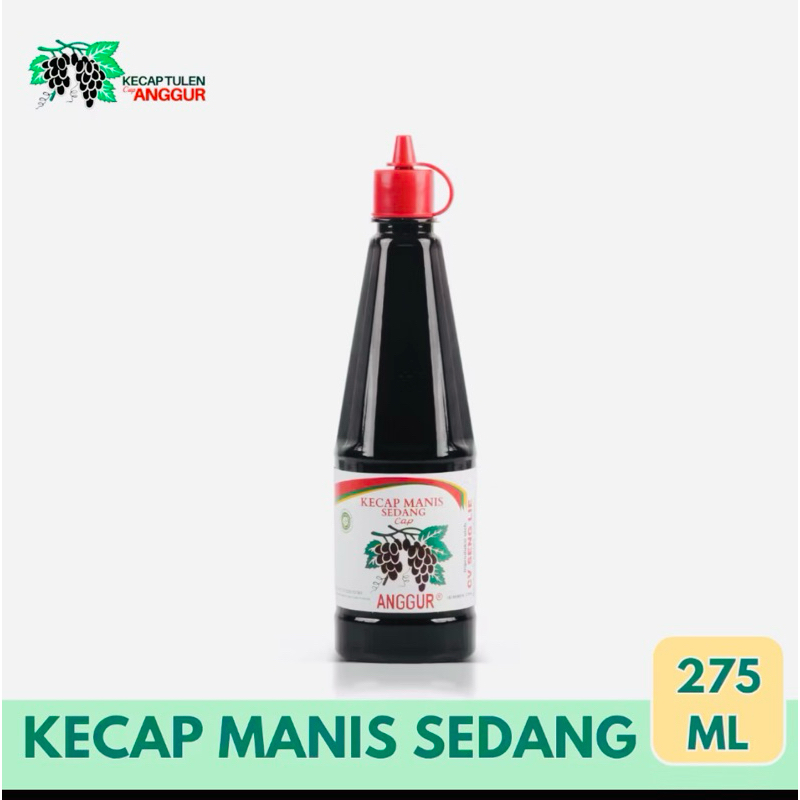 

Kecap Anggur Manis Sedang 275 ml