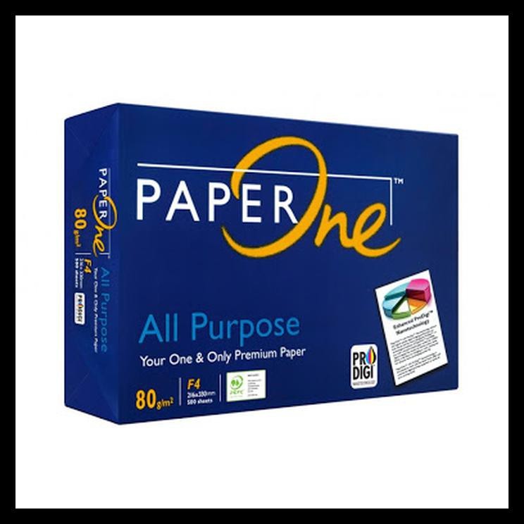 

Kertas Hvs F4 80 GSM - Paperone (1rim) 500 Lembar / Kertas Fotocopy / Kertas Print / Original