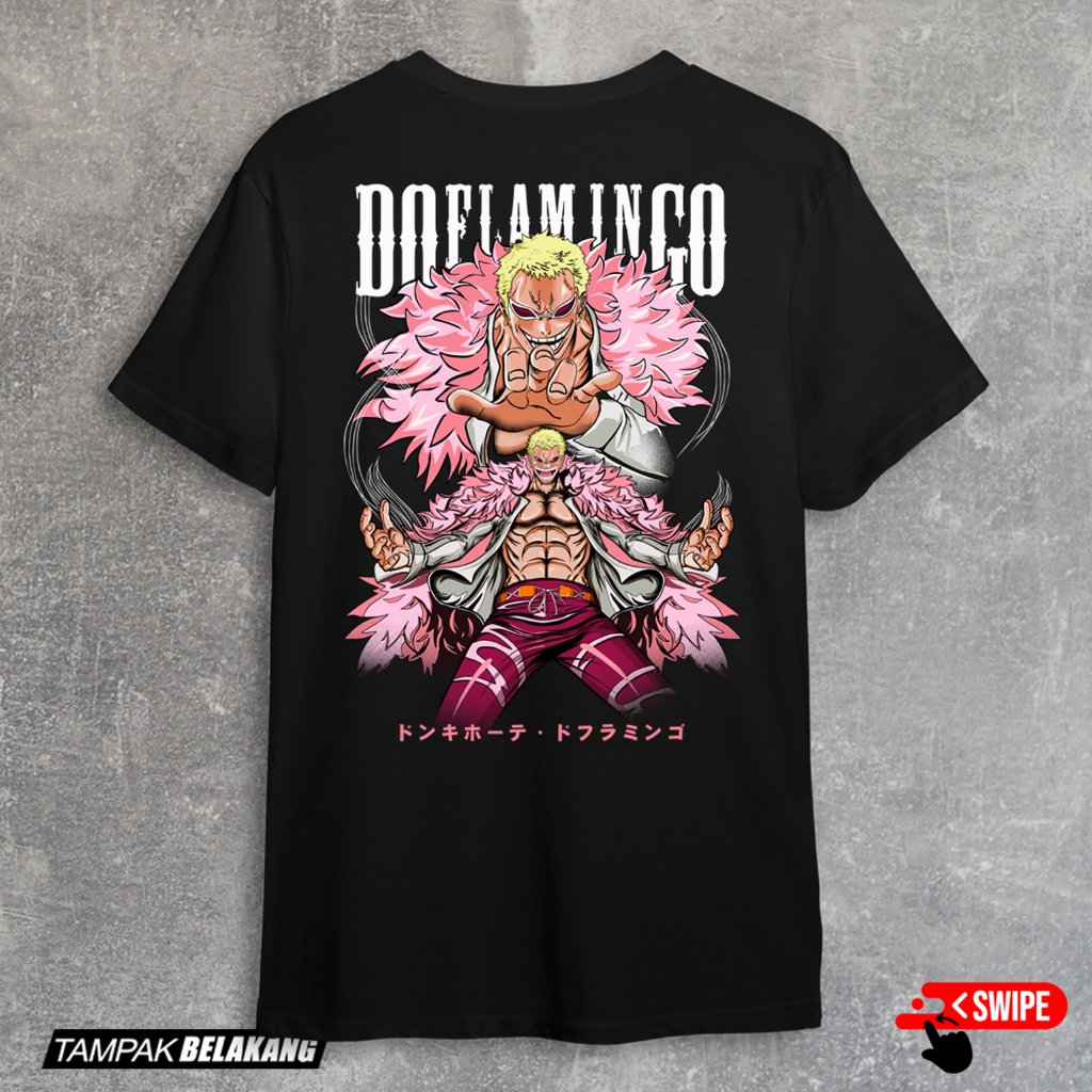 Kaos Anime Onepiece Donquixote Doflamingo Distro Keren