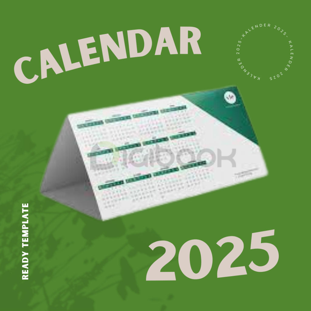 

Cetak Tent Kalender Tahun 2025 Desain Custom Art Carton / Tent Kalender Kertas Jasmine