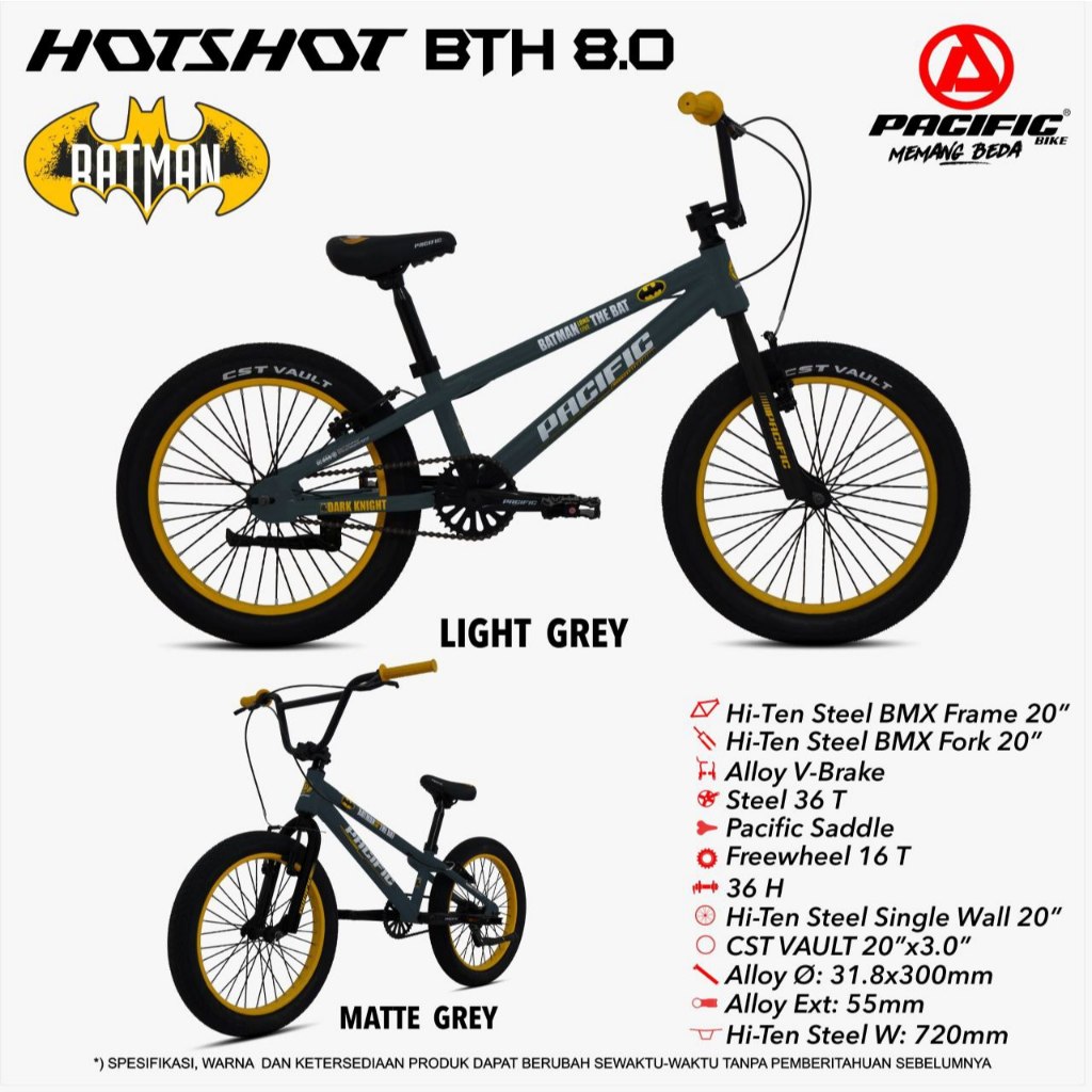 Sepeda Bmx 20" Pacific Hotshot Bth 8.0