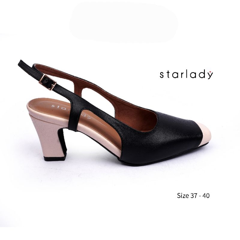 STARLADY Sandal Wedges Dewasa/Remaja Wanita Daisi Pewter