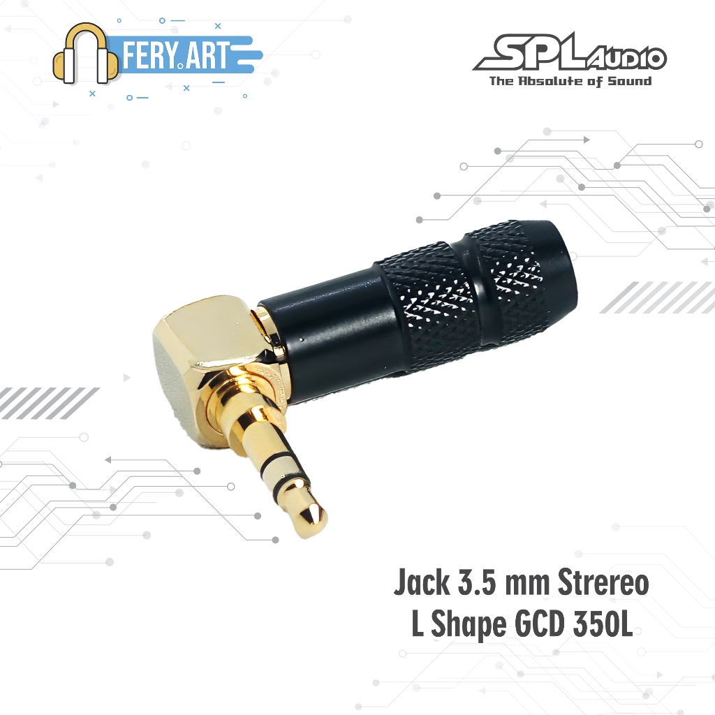 Jack 3.5 mm L Shape SPL Audio GCD 350L