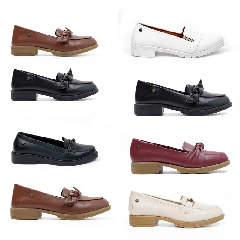 Triset - Sepatu Slop Loafer Oxford Wanita / Sepatu Sandal Wanita Kasual