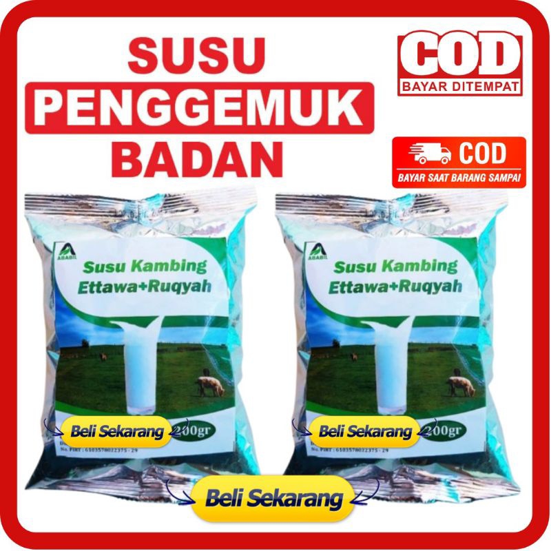 

SUSU KAMBING ETAWA RUQYAH 200 GR - SUSU KAMBING ETTAWA RUQYAH SUSU ETAWA MURNI SUSU PENGGEMUK BADAN Tingkatkan Kepadatan Tulang & Kesehatan Tulang Sendi