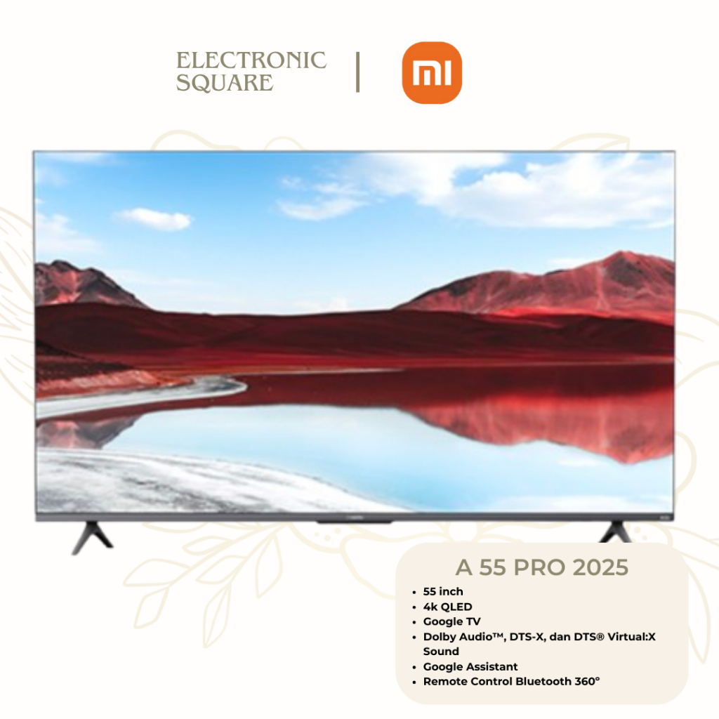 LED TV XIAOMI 55 Inch A 55 PRO 2025 4K QLED Google TV