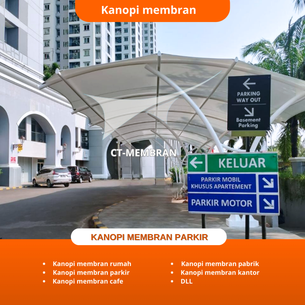 Kanopi membran Harga per meter
