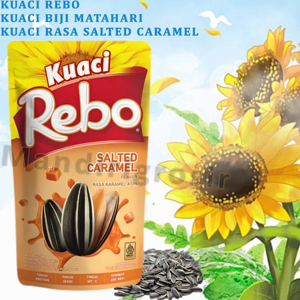 

Kuaci Biji Matahari * Kuaci Rebo * Kuaci Rasa Salted Caramel * 140gr