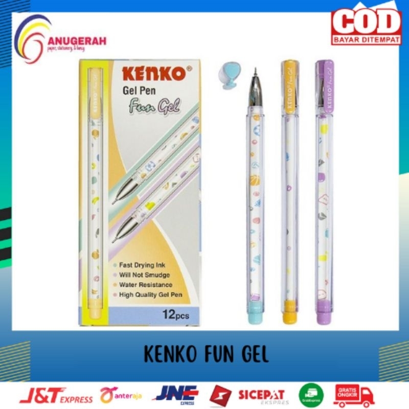 

KENKO FUN GEL BOLPOIN HITAM (LSN)