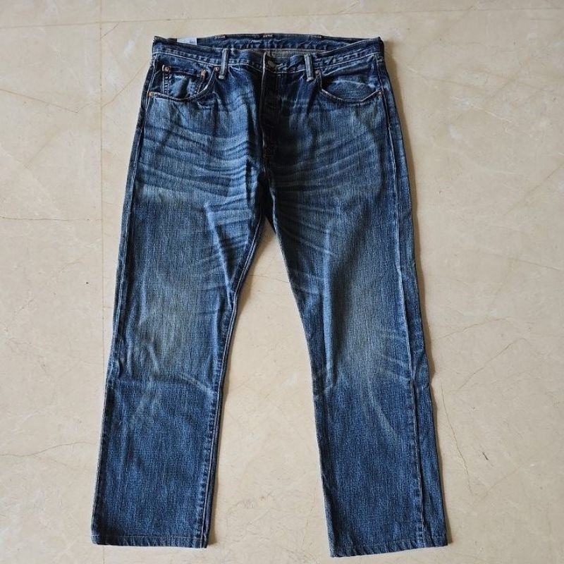 《PRELOVED》Levis celana panjang jeans pria light blue