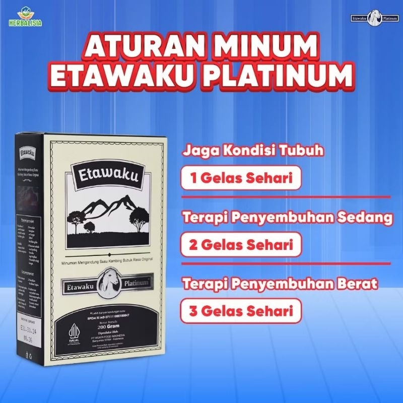 

Etawaku Platinum| Susu Kambing Original